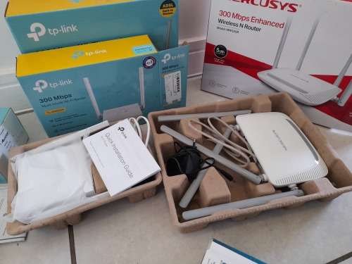 *ONCE OFF**STORE CLEARANCE**BULK LOT OF  ROUTERS, WIFI EXTENDERS ETC**OVER R3000 VALUE**