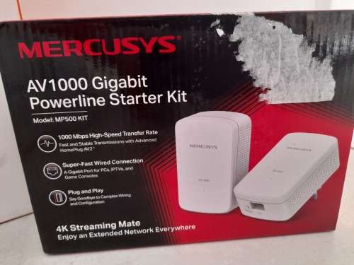 **MONTH END DEAL**COMBO DEAL**XIAOMI 1200MBPS ROUTER and MERCUSYS AV1000 GIGABIT STARTER KIT**