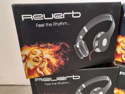******HERITAGE DAY DEAL*****LOT OF 4 X BRAND NEW REVERB HEADSETS IN BOX**1 BID FOR 4**