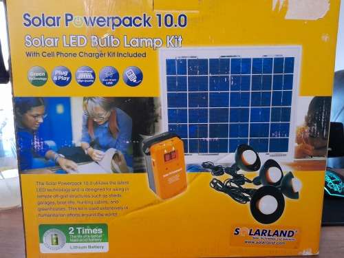 *THIS IS A MUST HAVE*BRAND NEW Eurolux Solar Kit 10W With 4 Bulbs**LASTS LIKE 12 HRS***R3000 VALUE**