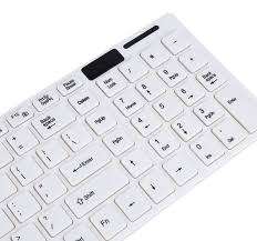 *SPRING SPECIAL*New K-06 Ultra thin White Wireless Keyboard with clear rubber dust,dirt cover ,Mouse