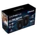 *NEW STOCK**BRAND NEW Volkano Gemini Series Pair of True Wireless Bluetooth Speakers - Black