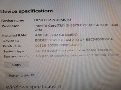 *CRAZY CHRISTMAS DEAL*I5 PROLINE DESKTOP PC, 4GB RAM, 3.4GHZ I5, 3RD GEN, 500GB HDD*FREE SCREEN ETC