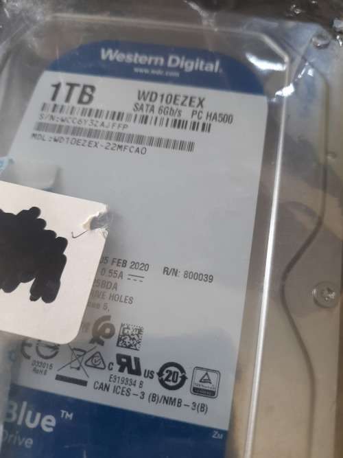 **CHRISTMAS IS COMING**BRAND NEW SEALED**WESTERN DIGITAL 1TB HARD DRIVE 3.5`***R99 FREIGHT**