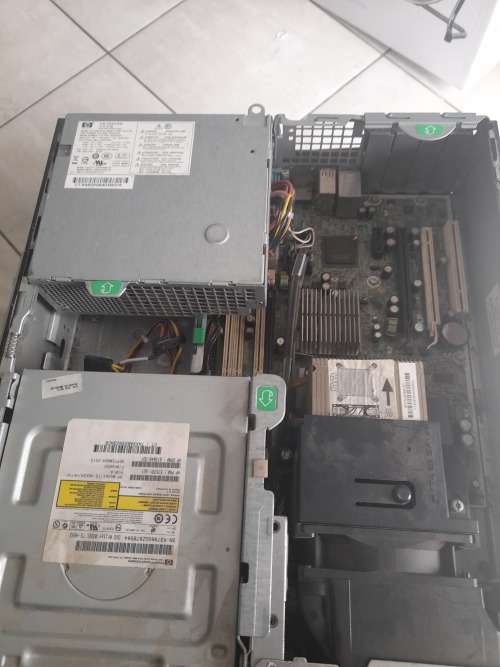 **LIQUIDATION STOCK**2 X PC BOXES WITH DVD WRITERS, MOTHER BOARDS, PSU, NO HDD, RO RAM**NOT TESTED**