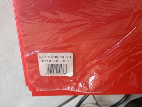 **YOUR CHRISTMAS PRESENT*DEMO CANON MG2540S WITH PHOTO PRINT PAPER, 250 RED SHEETS,*INK NEED REFIL*