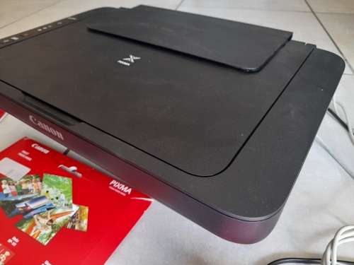 **YOUR CHRISTMAS PRESENT*DEMO CANON MG2540S WITH PHOTO PRINT PAPER, 250 RED SHEETS,*INK NEED REFIL*