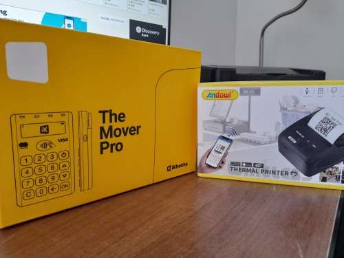*AWESOME COMBO DEAL**BRAND NEW ANDOWL WI-FI PORTABLE RECIEPT PRINTER AND IKHOKHA CARD MACHINE****
