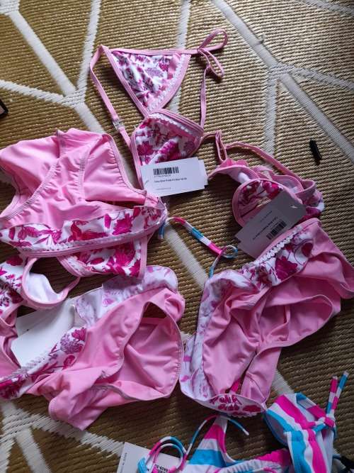 *FREE FREIGHT CHRISTMAS DEAL**BULK LOT OF NEW KIDS AND TEEN BIKINI SETS*OVER R3000 VALUE**
