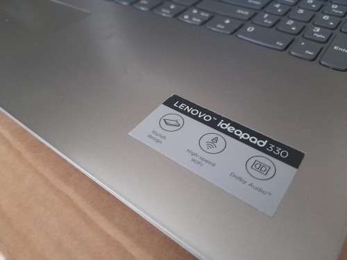 *VALENTIENES DEAL**LENOVO IDEAPAD 330 N4000 15.6 INCH SILVER LAPTOP, SLIM DESIGN, 4GB RAM, 500GB HDD