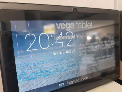 *WEEKEND SPECIAL*LAST FEW LEFT*DEMO HOMECHOICE VEGA 7INCH TABLET IN BOX*R99 FREIGHT**