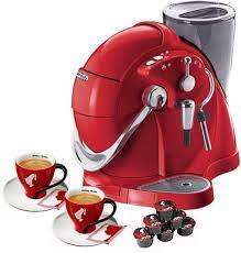 ***FRESH DEALS**BEAUTIFUL RED CAFFITALY JULIUS MEINL WITH MILK FROTHER,CUPS,PODS OVER R4000***