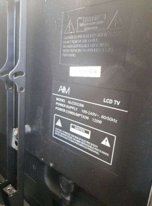 *HOTEL LIQUIDATION*AIM 32 INCH Full HD LED TV,NO FEET*COMES WITH WALL BRACKET AND REMOTE*