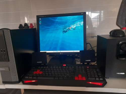 *GAMING COMBO*DELL OPTIPLEX 7010 I5, 8GB RAM, 3.2GHZ, 240GB SSD*SCREEN/KBRD/MSE, SPEAKERS*OVER R5000