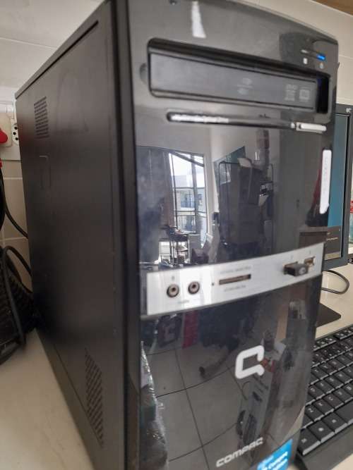 *DESKTOP PC SET UP**HP COMPAQ PC WITH FREE LG SCREEN, WIRELESS KEYBOARD AND MOUSE**8