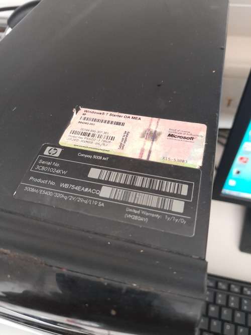 *DESKTOP PC SET UP**HP COMPAQ PC WITH FREE LG SCREEN, WIRELESS KEYBOARD AND MOUSE**8