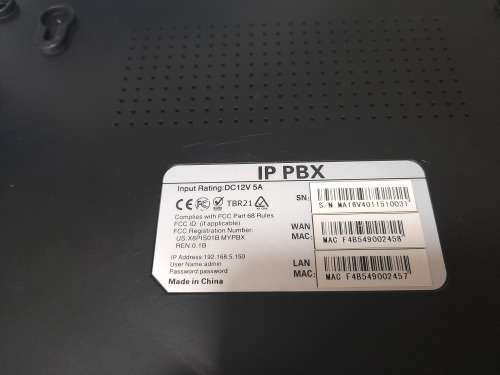 *LIQUIDATION*YEASTAR MP PBX SERIES TBR 21 16 PORT IN BOX,  BUSINESS/OFFICE *NEWLISTED PRICE R12 000