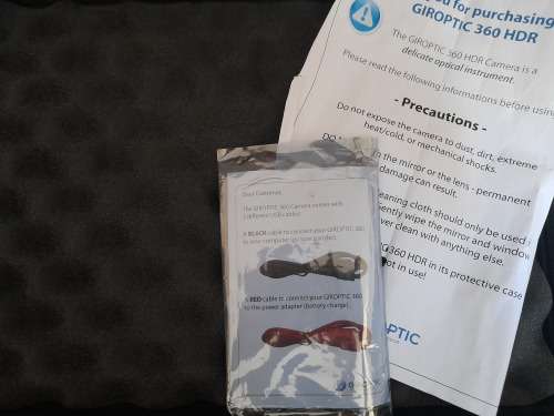 **CALL CENTRE LIQUIDATION*GIROPTIC DSC360 DEGREE CAMERA IN CARRY BAG WITH ACCESSORIES*OVER R10 000*