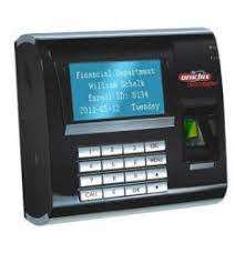 **CALL CENTRE LIQUIDATION*UNICLOX T105 BIOMETRIC ATTENDANCE REGISTER IN BOX WITH DISKS*R4700 RETAIL