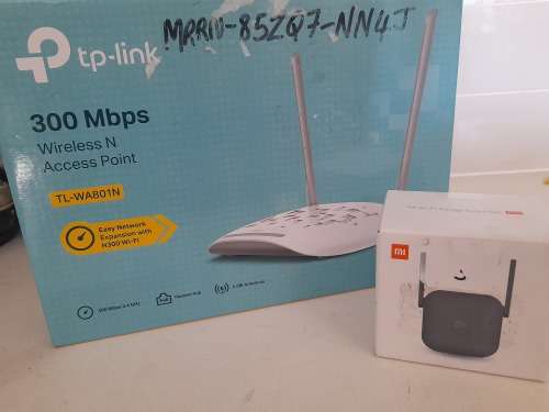 ***BRAND NEW TP-LINK 300MPS WIRELESS N ACCESS POINT ROUTER TL-WA801N+XIOMI MI RANGE EXTENDER**