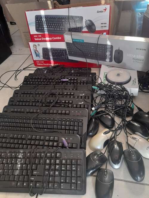 *CALLCENTRE LIQUIDATION*BULK LOT OF KEYBOARDS, MOUSE,BLANK DISKS**ONE BID FOR THE LOT*