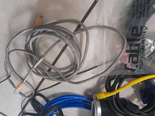 **CALLCENTRE LIQUIDATION*BULK LOT OF ETHERNET CABLES,SPEAKERS,WIRING,PC PLUGS,WALL PLUGS ETC**