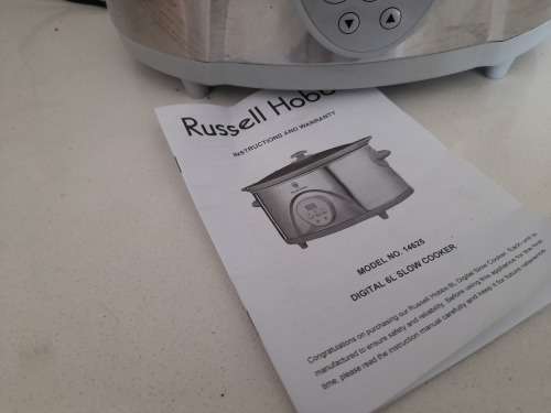 *MOTHERS DAY DEAL*RUSSELL HOBBS 6L DIGITAL SLOW COOKER*NEW LISTED PRICE R2000**