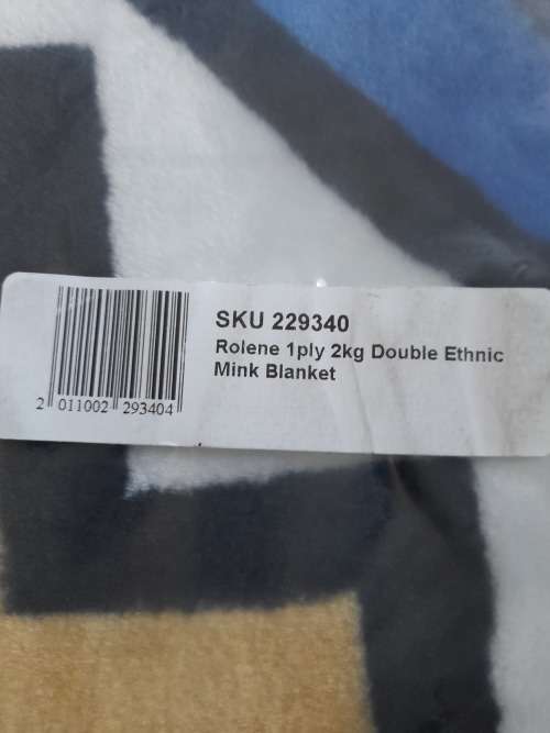 *VERY HAD TO GET THIS COLOUR*5 X BRAND NEW MINK 1 PLY 2KG DOUBLE BLANKET*TOP QUALITY*R900 RETAIL*