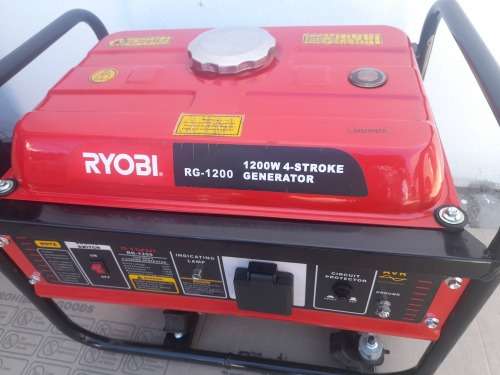 *ONCE OFF OFFER*DEMO RYOBI RG-1200 1.2KVA 4 STROKE GENERATOR IN B0X*WORKS**R4500 RETAIL**