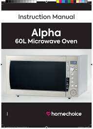 *CLEARANCE SALE*HOMECHOICE ALPHA 60L MICROWAVE(LOOKS NEW NO POWER)*R4000 IN STORE**