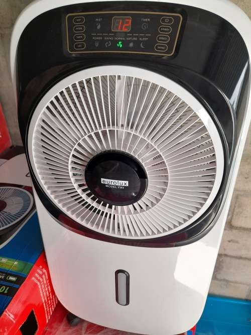 *DONT NEED ESKOM*NEW AMAZING EUROLUX PORTABLE MIST FAN WITH LED LIGHT IN BOX*R3600 RETAIL*