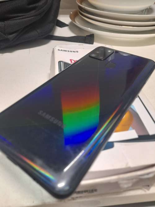 *MAY MADNESS DEALS*DEMO SAMSUNG GALAXY A21S, QUAD CAM, 32GB, RAINBOW BLUE*R4200 RETAIL*