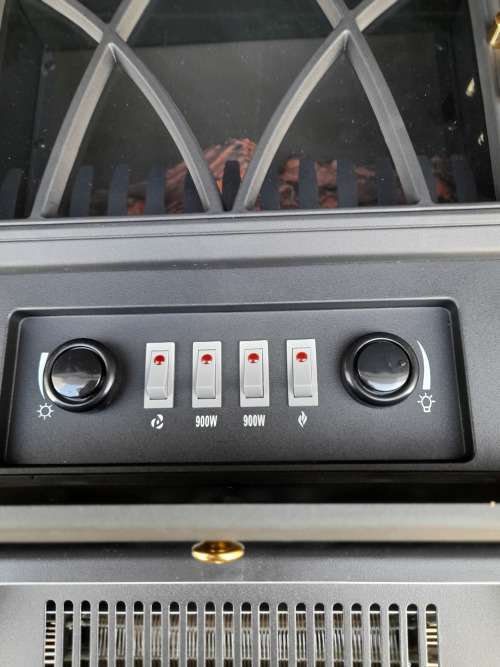 *MONTH END MADNESS*LKE NEW HOMECHOICE ELECTRIC FIREPLACE HEATER,1850W(BLACK)*R2800 IN STORE**