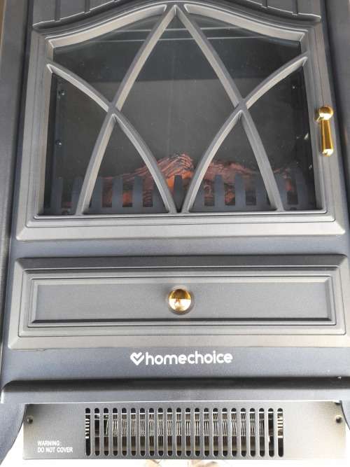 *MONTH END MADNESS*LKE NEW HOMECHOICE ELECTRIC FIREPLACE HEATER,1850W(BLACK)*R2800 IN STORE**