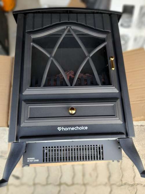 *MONTH END MADNESS*LKE NEW HOMECHOICE ELECTRIC FIREPLACE HEATER,1850W(BLACK)*R2800 IN STORE**