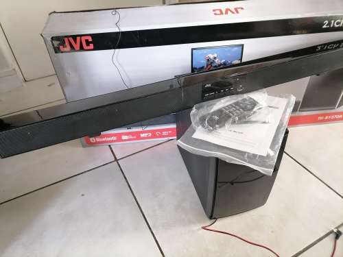 *WAREHOUSE CLEARANCE*FAULTY/UNTESTED JVC TH-BY370 SOUND BAR AND SUB WITH REMOTE IN BOX**