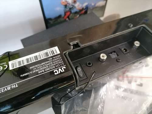 *WAREHOUSE CLEARANCE*FAULTY/UNTESTED JVC TH-BY370 SOUND BAR AND SUB WITH REMOTE IN BOX**