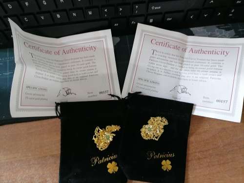 *CLEARANCE SALE*LAST LOT OF 10X18CT GOLD PLATED CHAINS+AUTHENTICATION CERTIFICATE+BAG*R3500