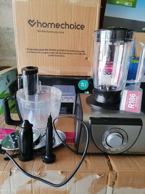 *AWESOME NEW STOCK*DEMO HOMECHOICE ENZO FOOD PROCESSOR AND BLENDER WITH ACCESSORIES*R2999