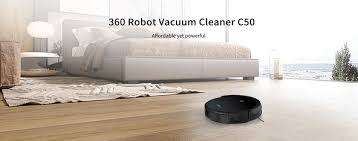 360 ROBOT VACUUM/MOP C50 WITH REMOTE IN BOX WITH CHARGING STATION ETC