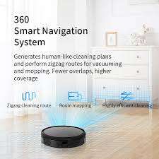 360 ROBOT VACUUM/MOP C50 WITH REMOTE IN BOX WITH CHARGING STATION ETC