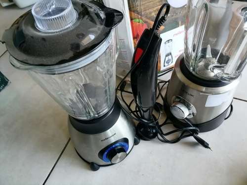 *SPRING CLERANCE*2 X BLENDERS(MELLERWARE/LOGIC*, ONE STICK BLENDER*ONE BID FOR ALL**SOLD AS IS**