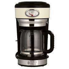 *HERITAGE DEAL*BRAND NEW SEALED RUSSELL HOBBS RETRO VINTAGE CREAM COFFE MACHINE**R1200 RETAIL**