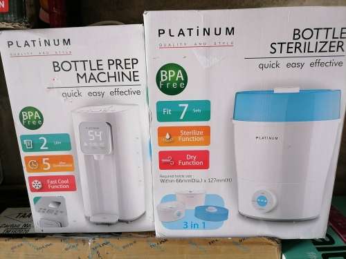 *WEEKEND SPECIAL*COMBO DEAL*BRAND NEW PLATINUM BOTTLE PRE MACHINE+BOTTLE STERILIZER*