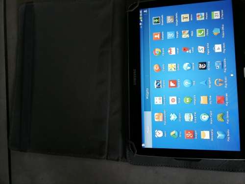*STARTING @R1 NO RESERVE*USED SAMSUNG TAB 3 GT-P5200 3G/WIFI 10INCH TABLET WITH POUCH**