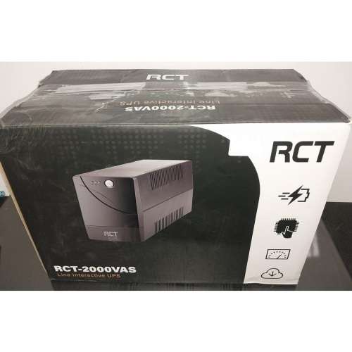 ONLY ONE*LOADSHEDDING WILL NEVER END*THIS IS A MUST HAVE*NEW RCT 2000VAS UPS WITH CABLE*R2600 RETAIL