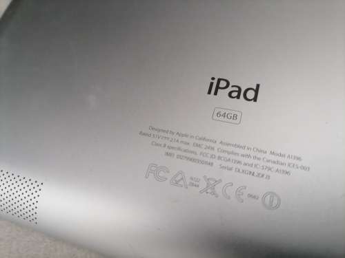 *LIQUIDATION STOCK*10 INCH APPLE IPAD 2 A1396 3G/WIFI*POWERS ON*REQUIRES PASSWORD**