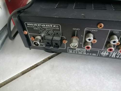*COMAIR LIQUIDATION*TOP QUALITY MARANTZ 75SR1010/2B AMPLIFIER AND TOSHIBA DVD PLAYER**WORKING**