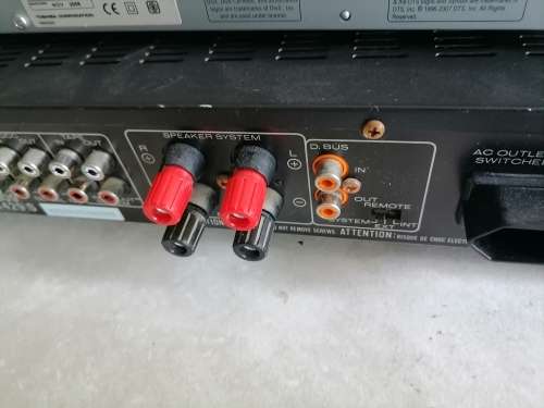 *COMAIR LIQUIDATION*TOP QUALITY MARANTZ 75SR1010/2B AMPLIFIER AND TOSHIBA DVD PLAYER**WORKING**