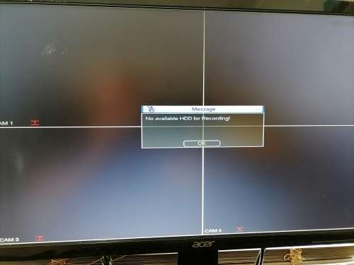 ***DAHUA ALHUA 4CH CCTV DVR WITH POWER CORD**WORKING*NO HDD**